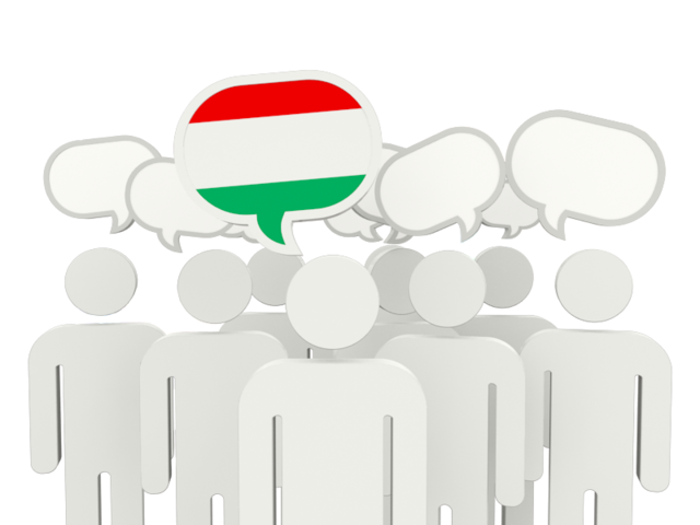 Speech bubble. Download flag icon of Hungary at PNG format