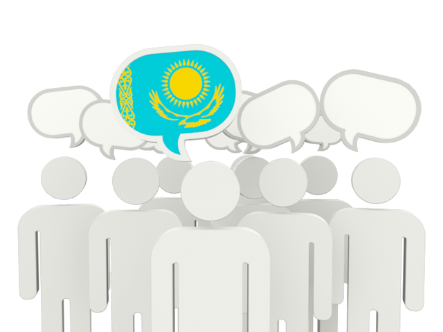Speech bubble. Download flag icon of Kazakhstan at PNG format