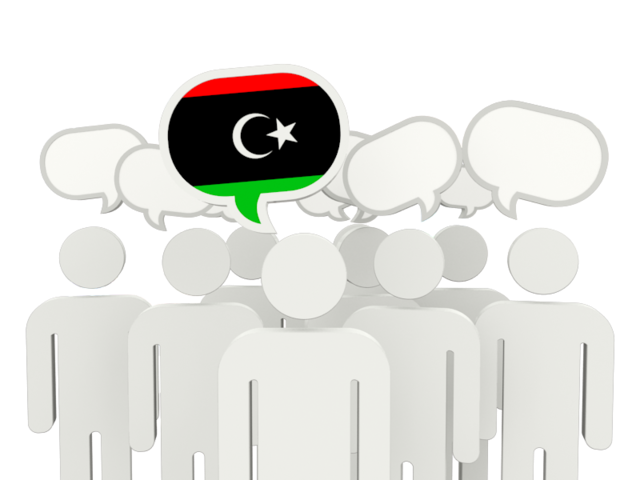 Speech bubble. Download flag icon of Libya at PNG format