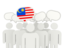 Malaysia. Speech bubble. Download icon.