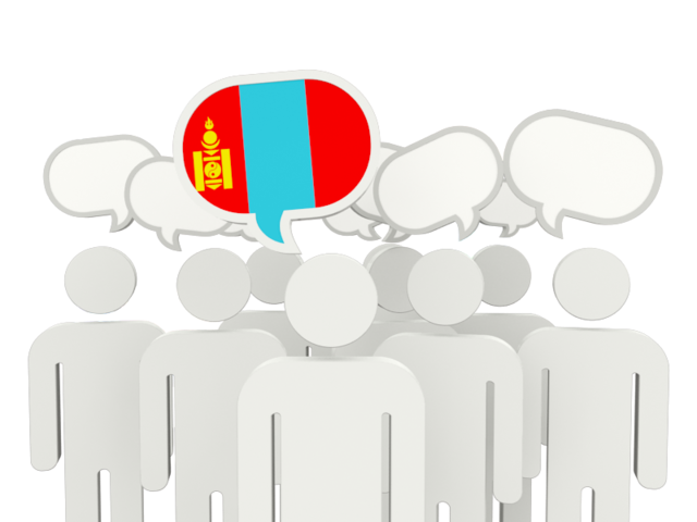 Speech bubble. Download flag icon of Mongolia at PNG format