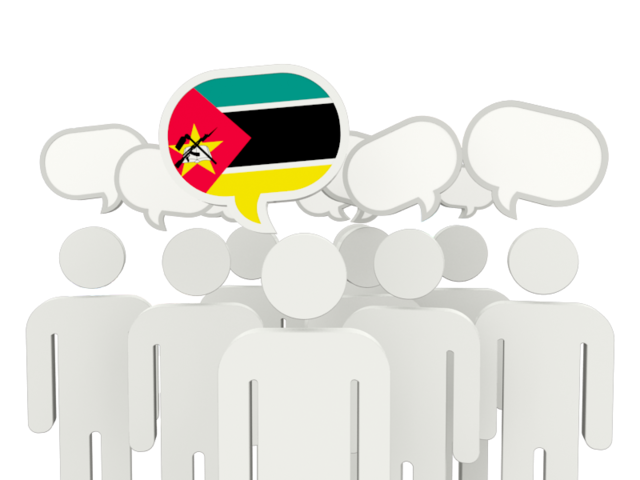 Speech bubble. Download flag icon of Mozambique at PNG format