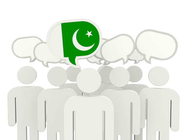 Speech bubble. Download flag icon of Pakistan at PNG format