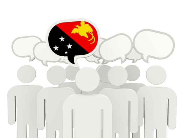 Speech bubble. Download flag icon of Papua New Guinea at PNG format