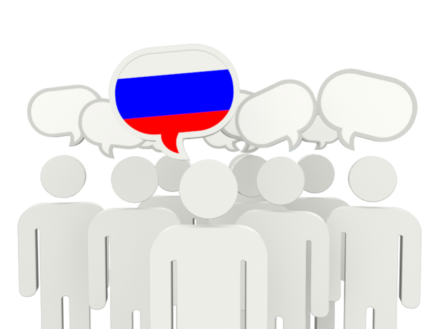 Speech bubble. Download flag icon of Russia at PNG format