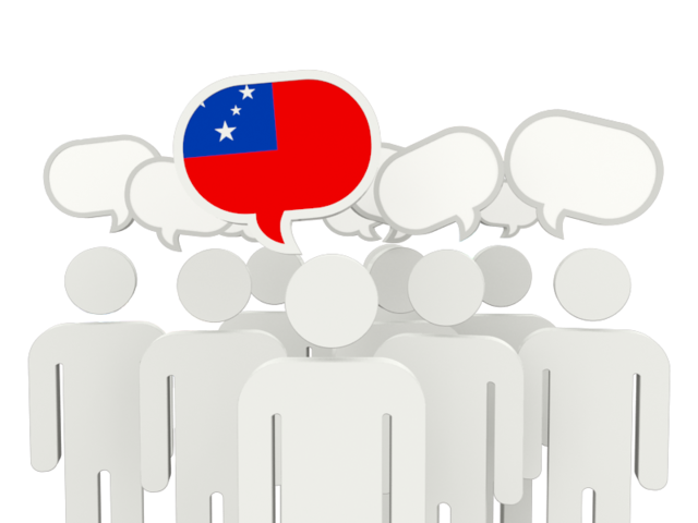 Speech bubble. Download flag icon of Samoa at PNG format