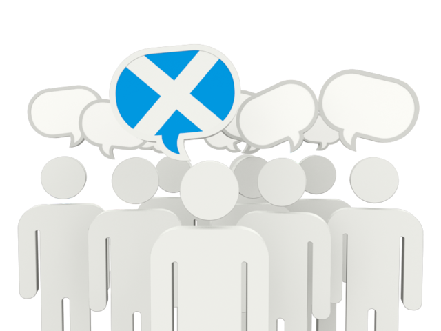 Speech bubble. Download flag icon of Scotland at PNG format