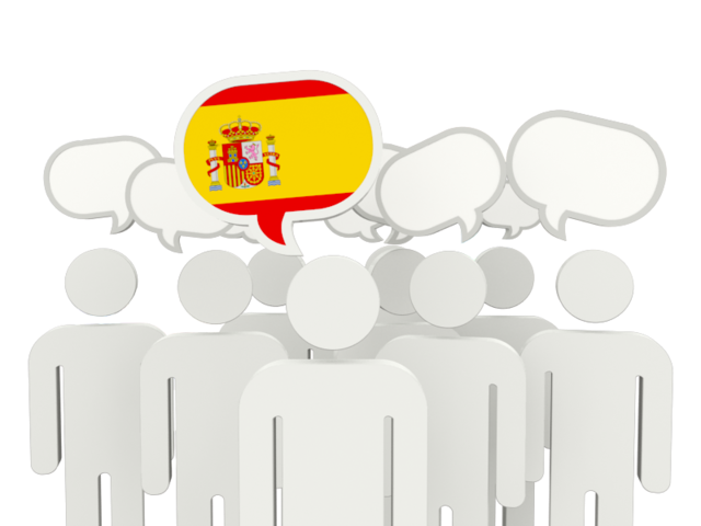 Speech bubble. Download flag icon of Spain at PNG format