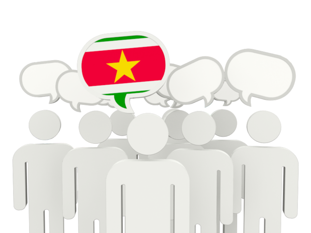Speech bubble. Download flag icon of Suriname at PNG format