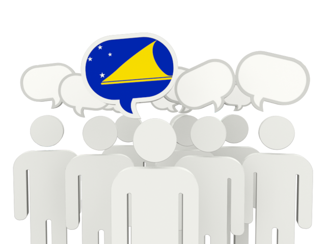 Speech bubble. Download flag icon of Tokelau at PNG format