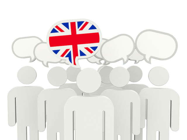 Speech bubble. Download flag icon of United Kingdom at PNG format