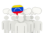 Venezuela. Speech bubble. Download icon.