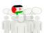 Western Sahara. Speech bubble. Download icon.