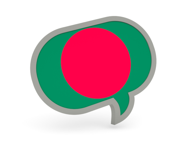 Speech bubble icon. Download flag icon of Bangladesh at PNG format