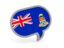 Cayman Islands. Speech bubble icon. Download icon.