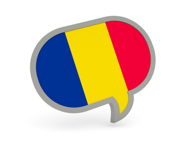 Speech bubble icon. Download flag icon of Chad at PNG format