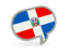 Доминиканская Республика. Иконка чата. Скачать иконку.