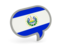 El Salvador. Speech bubble icon. Download icon.