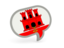 Gibraltar. Speech bubble icon. Download icon.