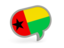 Guinea-Bissau. Speech bubble icon. Download icon.