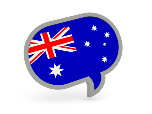 Speech bubble icon. Download flag icon of Heard Island at PNG format