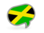 Jamaica. Speech bubble icon. Download icon.