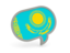 Казахстан. Иконка чата. Скачать иллюстрацию.