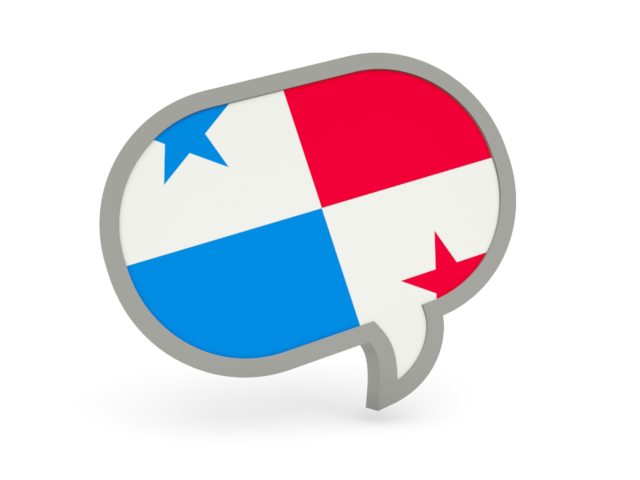 Speech bubble icon. Download flag icon of Panama at PNG format