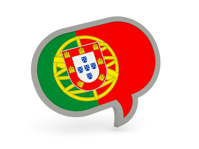 Speech bubble icon. Download flag icon of Portugal at PNG format