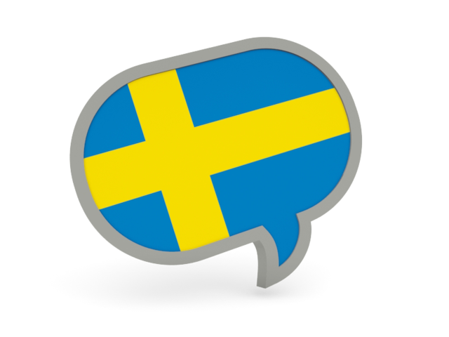Speech bubble icon. Download flag icon of Sweden at PNG format