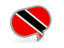 Trinidad and Tobago. Speech bubble icon. Download icon.