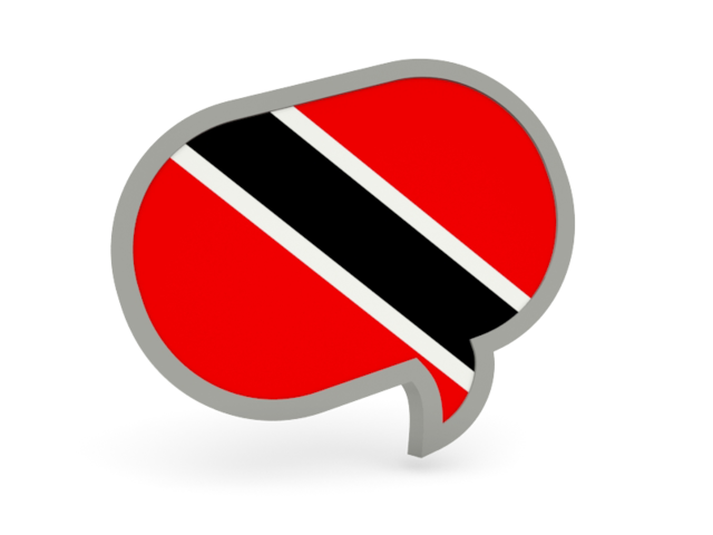 Speech bubble icon. Download flag icon of Trinidad and Tobago at PNG format