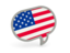 United States of America. Speech bubble icon. Download icon.