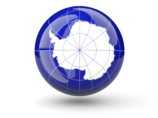 Sphere icon. Download flag icon of Antarctica at PNG format