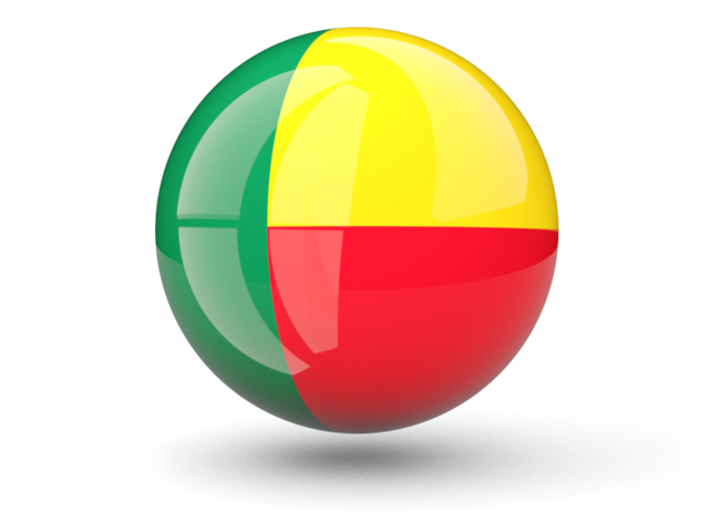 Sphere icon. Download flag icon of Benin at PNG format