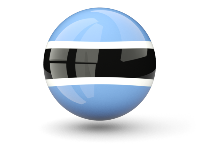 Sphere icon. Download flag icon of Botswana at PNG format