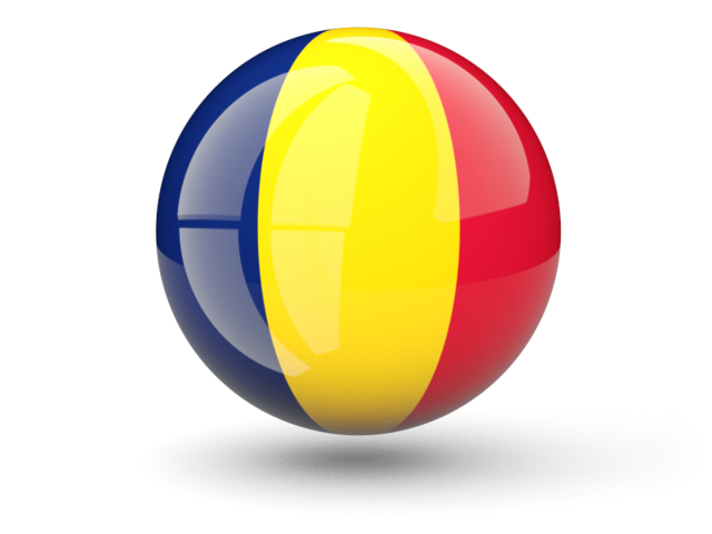 Sphere icon. Download flag icon of Chad at PNG format