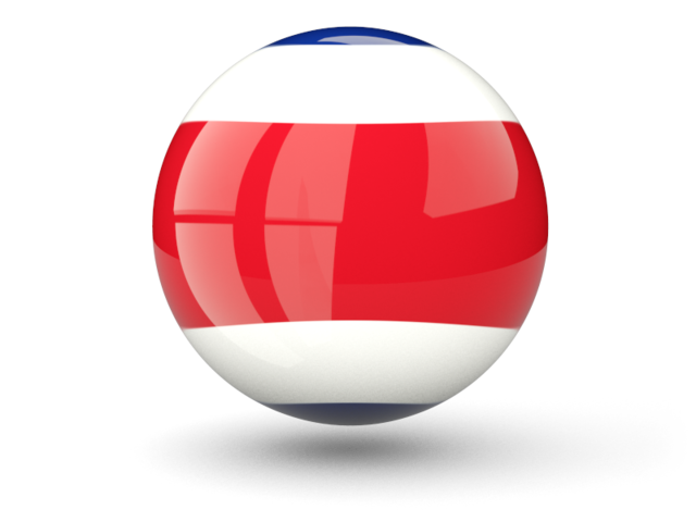 Sphere icon. Download flag icon of Costa Rica at PNG format