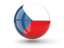 Czech Republic. Sphere icon. Download icon.