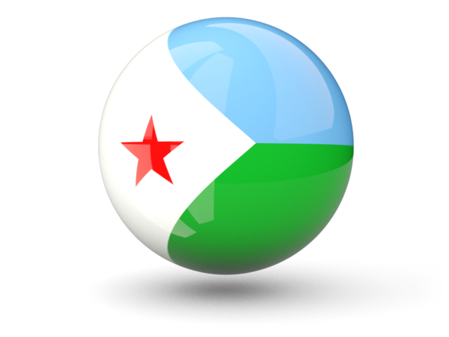 Sphere icon. Download flag icon of Djibouti at PNG format