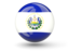 El Salvador. Sphere icon. Download icon.