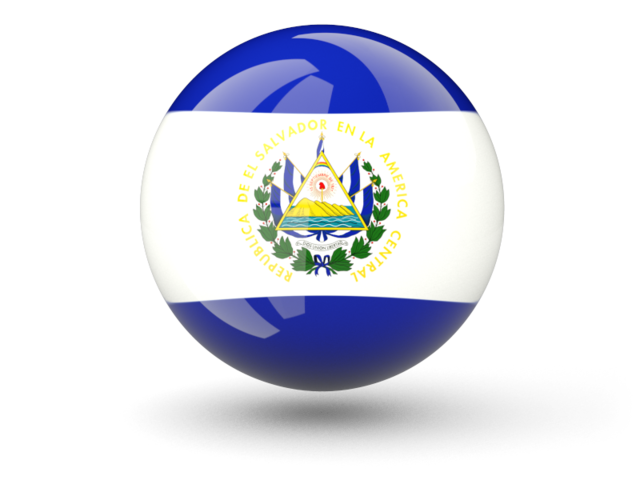 Sphere icon. Download flag icon of El Salvador at PNG format