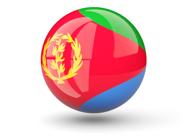 Sphere icon. Download flag icon of Eritrea at PNG format