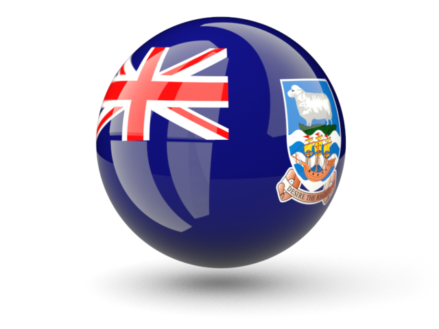 Sphere icon. Download flag icon of Falkland Islands at PNG format