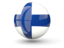 Finland. Sphere icon. Download icon.