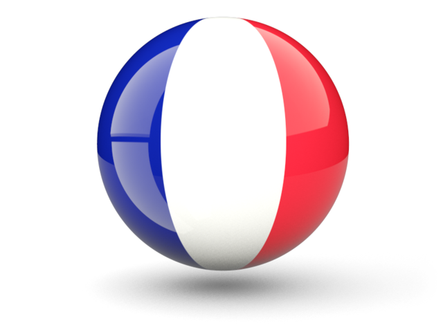 Sphere icon. Download flag icon of France at PNG format