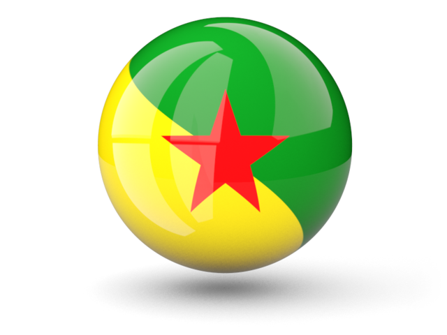 Sphere icon. Download flag icon of French Guiana at PNG format