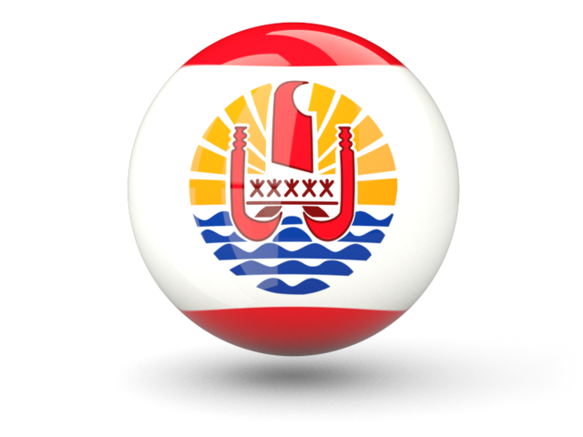 Sphere icon. Download flag icon of French Polynesia at PNG format