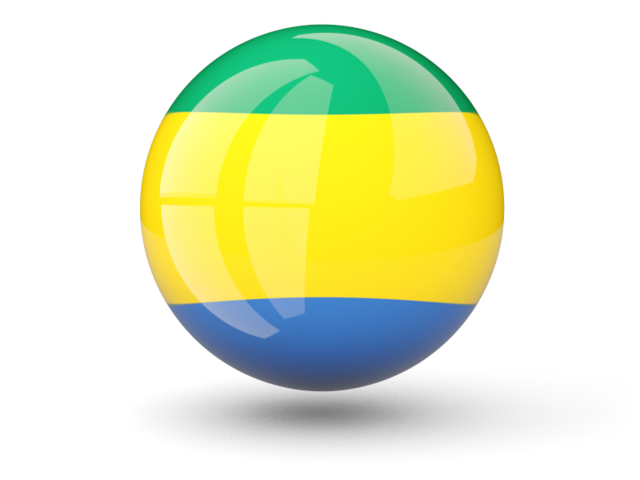 Sphere icon. Download flag icon of Gabon at PNG format