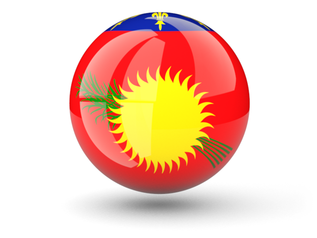 Sphere icon. Download flag icon of Guadeloupe at PNG format